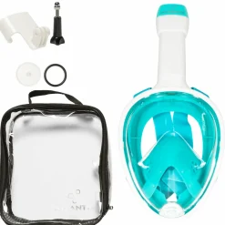Atlantis Schnorcheln & Tauchen^Full Face Mask L/XL Senior Schnorchelmaske - Turquoise