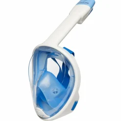Atlantis Schnorcheln & Tauchen^Full Face Mask S/M Senior Schnorchelmaske - White/Blue