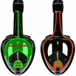 Atlantis Full Face S/M Erwachsene Schnorchelmaske - Black< Schnorcheln & Tauchen