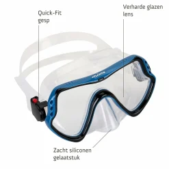 Atlantis Guana Erwachsene Tauchmaske - Blue< Schnorcheln & Tauchen