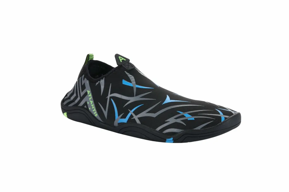 Atlantis Wasserschuhe-Happy Feet Black/Blue Wasserschuhe