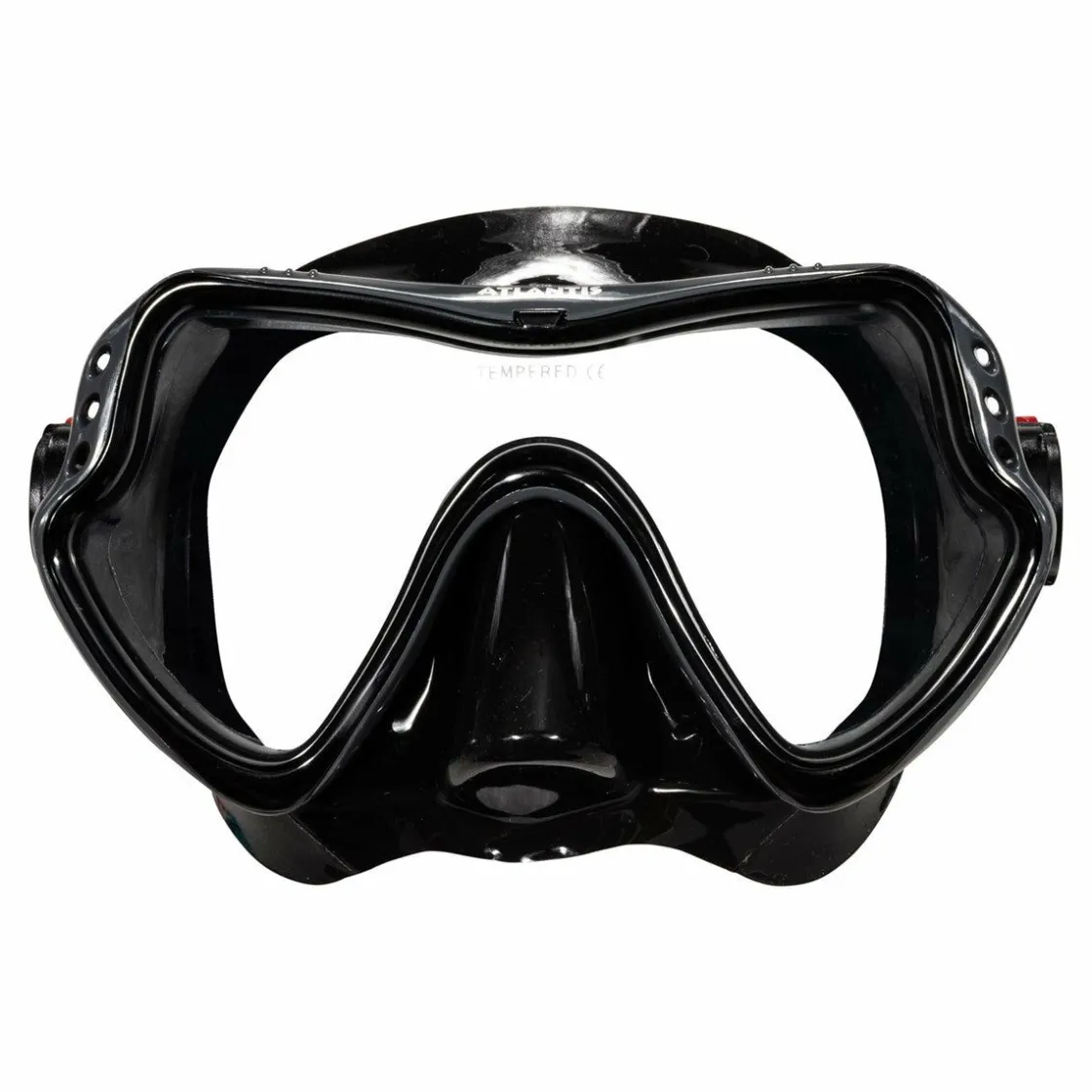 Atlantis Schnorcheln & Tauchen-Samana Pro Erwachsene Schnorchel-Set - Black