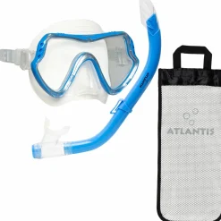 Atlantis Samana Pro Erwachsene Schnorchel-Set - White/Blue< Schnorcheln & Tauchen