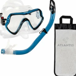 Atlantis Schnorcheln & Tauchen-Samana Pro Erwachsene Schnorchel-Set - Blue