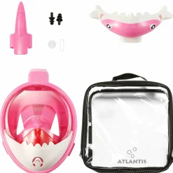Atlantis Shark Kinder Schnorchelmaske - Pink< Schnorcheln & Tauchen