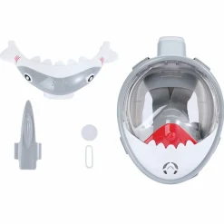 Atlantis Schnorcheln & Tauchen^Shark Kinder Schnorchelmaske - White