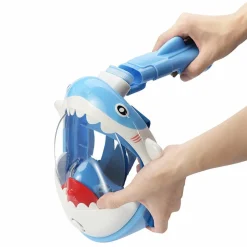 Atlantis Schnorcheln & Tauchen-Shark Kinder Schnorchelmaske - Blue