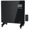 Auronic Elektroheizungen|Elektroheizungen^1000 Watt Glasplattenheizung - Black