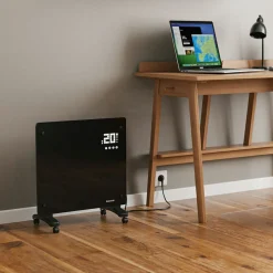 Auronic Elektroheizungen|Elektroheizungen^1000 Watt Glasplattenheizung - Black