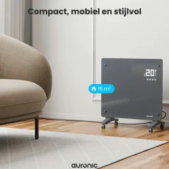 Auronic 1000 Watt Glasplattenheizung - Grey< Elektroheizungen|Elektroheizungen