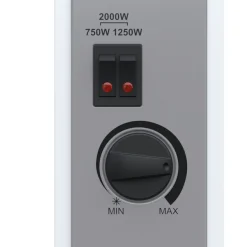 Auronic Elektroheizungen|Elektroheizungen^2000 Watt Konvektorheizung mit Ventilator - White
