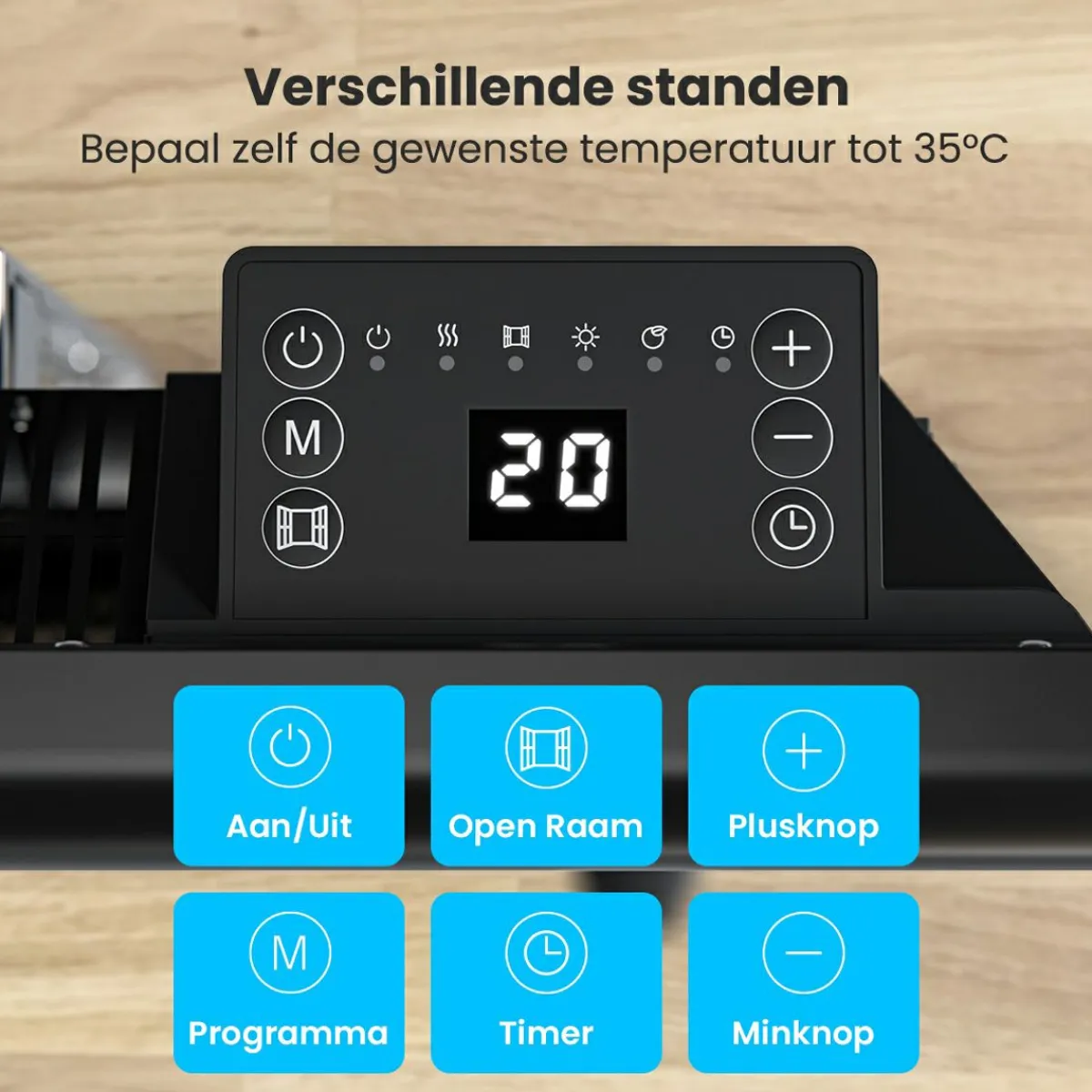 Auronic 1000 Watt Konvektorheizung - Black< Elektroheizungen|Elektroheizungen