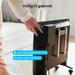 Auronic 1000 Watt Konvektorheizung - Black< Elektroheizungen|Elektroheizungen