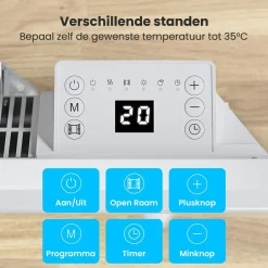 Auronic 1000 Watt Konvektorheizung - White< Elektroheizungen|Elektroheizungen