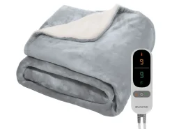 Auronic 180 x 130 cm Elektrische Decke - Grey< Heizdecken