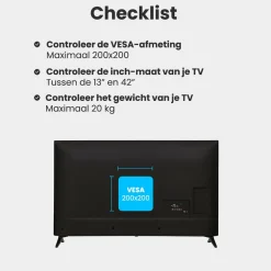 Auronic Dreh- und Neigbare TV Halterung - 13-42 Zoll< Fernseher