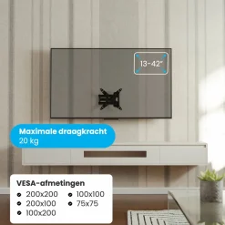 Auronic Dreh- und Neigbare TV Halterung - 13-42 Zoll< Fernseher