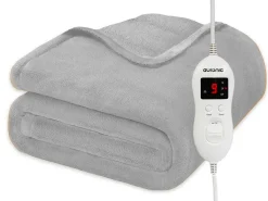 Auronic 1-Personen Elektrische Decke - Light Grey< Heizdecken