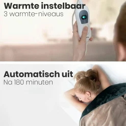 Auronic Heizdecken-1-Personen Elektrische Decke - Anthracite