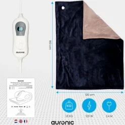 Auronic Heizdecken^1-Personen Elektrische Decke - Night Blue