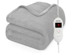 Auronic Heizdecken^2-Personen Elektrische Decke - Light Grey
