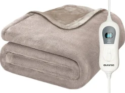 Auronic Heizdecken^2-Personen Elektrische Decke - Taupe