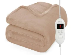 Auronic Heizdecken^2-Personen Elektrische Decke - Light Brown