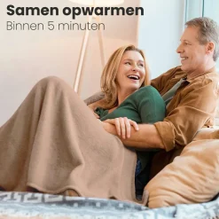 Auronic Heizdecken^2-Personen Elektrische Decke - Light Brown