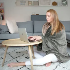 Auronic 2-Personen Elektrische Decke - Grey< Heizdecken