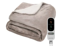Auronic 180x130 cm Elektrische Decke - Taupe< Heizdecken