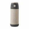 Markenlos Thermosflaschen-AYA&IDA 350 ml Kinder Thermosflasche mit Strohhalm - Cream