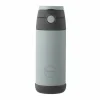 Markenlos Thermosflaschen^AYA&IDA 350 ml Kinder Thermosflasche mit Strohhalm - Mint Green