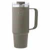 Markenlos Thermosflaschen-AYA&IDA 885 ml Thermobecher mit Strohhalm - Driftwood
