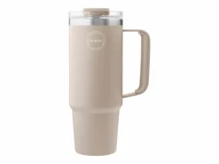 Markenlos AYA&IDA 885 ml Thermobecher mit Strohhalm - Cream< Thermosflaschen