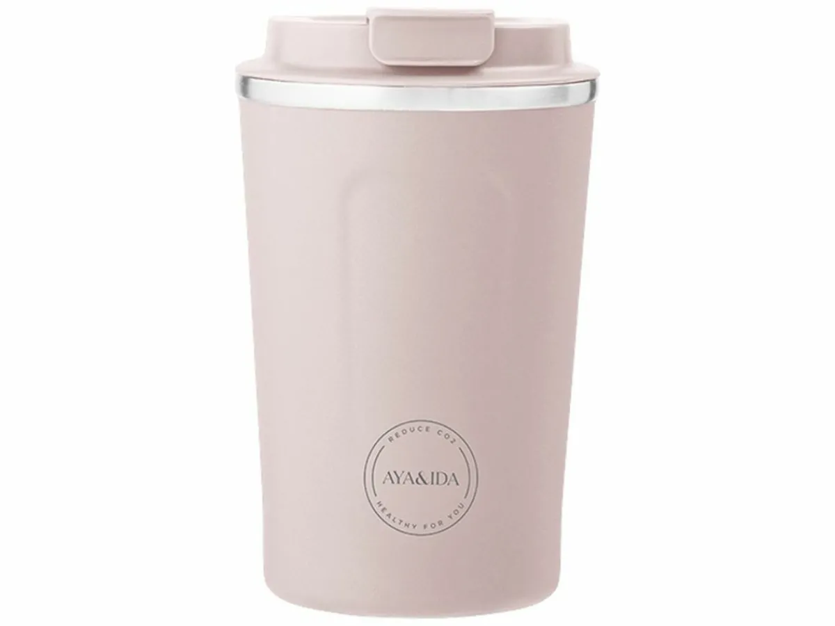 Markenlos AYA&IDA CUP2GO 380 ml Thermobecher - Soft Pink< Thermosflaschen