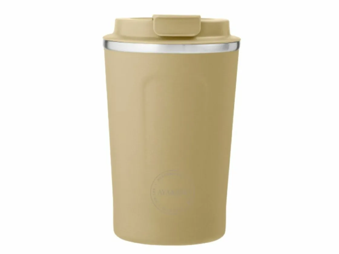 Markenlos Thermosflaschen-AYA&IDA CUP2GO 380 ml Thermobecher - Dusty Yellow