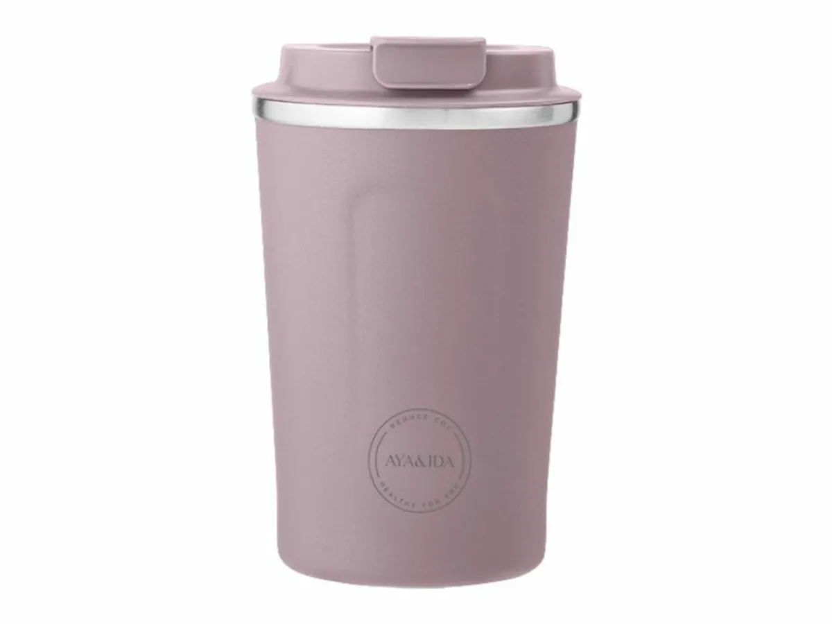 Markenlos AYA&IDA CUP2GO 380 ml Thermobecher - Lavendel< Thermosflaschen