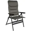 Bardani Bernardo XL 3D Comfort Klappstuhl - Platina Grey< Campingstühle Mit Verstellbarer Rückenlehne|Klappstühle