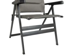 Bardani Bernardo XL 3D Comfort Klappstuhl - Platina Grey< Campingstühle Mit Verstellbarer Rückenlehne|Klappstühle