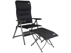 Bardani Campingstühle Mit Verstellbarer Rückenlehne|Klappstühle^Bernardo XL 3D Comfort Klappstuhl - Zebra Black