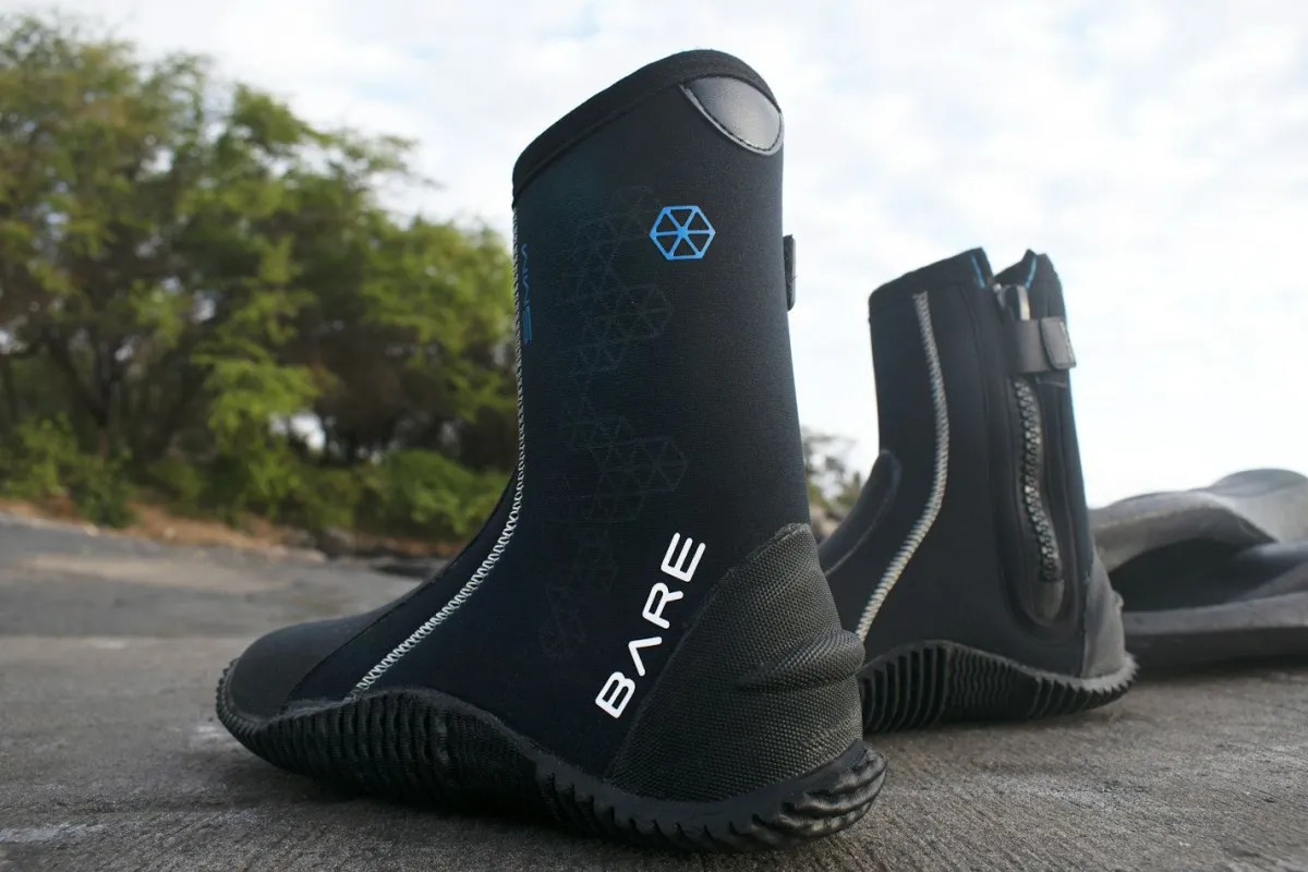 Markenlos Bare 5mm S-Flex Boots Wasserschuhe - Black< Wasserschuhe
