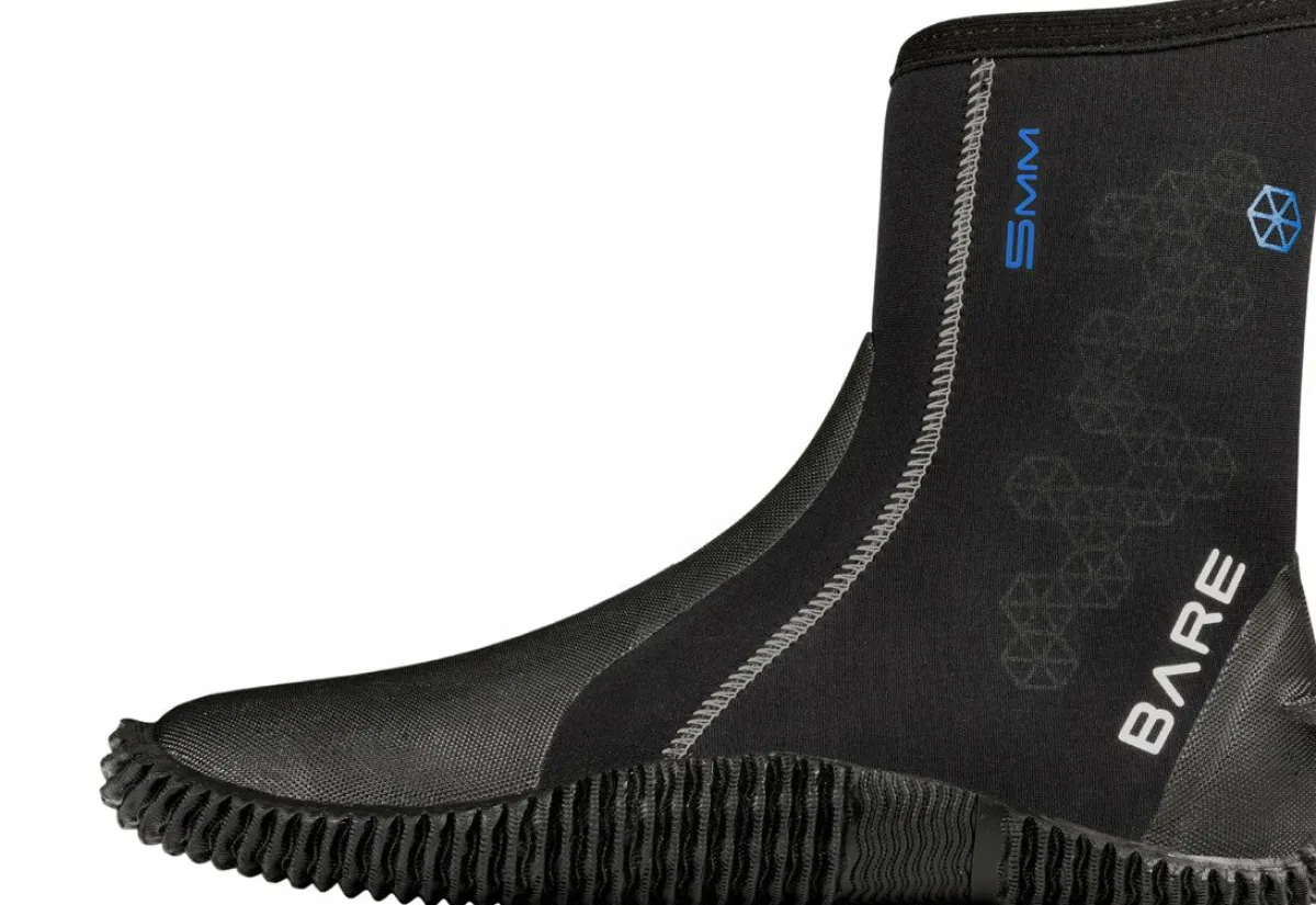 Markenlos Bare 5mm S-Flex Boots Wasserschuhe - Black< Wasserschuhe