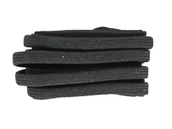 Markenlos Barth 150 cm halbrunde Schnürsenkel - Black< Wanderschuhe & Wanderzubehör
