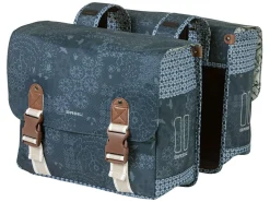 Basil Fahrrad Zubehör|Fahrradtaschen-Bohème doppelte Fahrradtasche - Indigo Blue