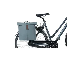 Basil Fahrradtaschen|Fahrrad Zubehör^City 28-32 Liter Doppelte Fahrradtasche - Graphite Blue
