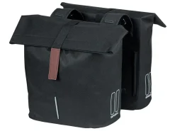 Basil Fahrrad Zubehör|Fahrradtaschen^City doppelte Fahrradtasche - Black