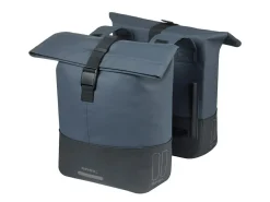 Basil Fahrradtaschen|Fahrrad Zubehör-Cove doppelte Fahrradtasche 28-32 L – Navy Black