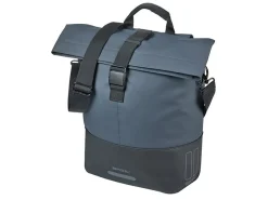 Basil Fahrrad Zubehör|Fahrradtaschen^Cove Shopper Einzelradtasche 14-16 L – Blue Black