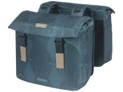 Basil Fahrrad Zubehör|Fahrradtaschen-Elegance doppelte Fahrradtasche - Estate Blue