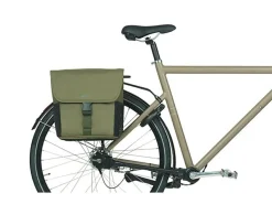 Basil GO 32 Liter doppelte Fahrradtasche - Dark Green< Fahrradtaschen|Fahrrad Zubehör